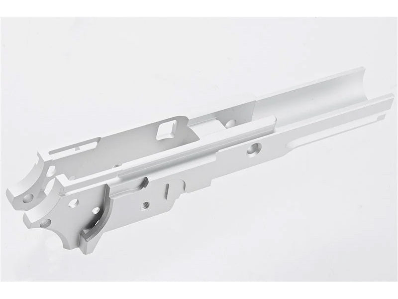 [5KU][Upgraded] 3.9inch CNC Aluminium Middle Frame[W/ Railed][Tokyo Marui HI-CAPA 5.1 GBB Series][No Marking][SV]