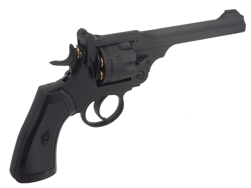 [WELL] Webley MKVI 1915 CO2 Airsoft Revolver[6inch][BLK]