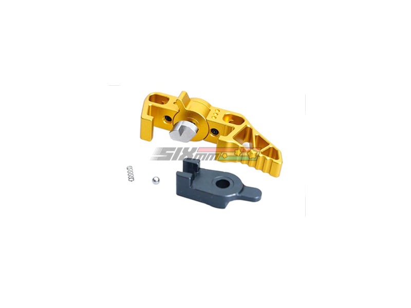 [5KU] Action Army AAP 01 GBB Airsoft Selector Switch Charge Handle [Type 3][Gold]