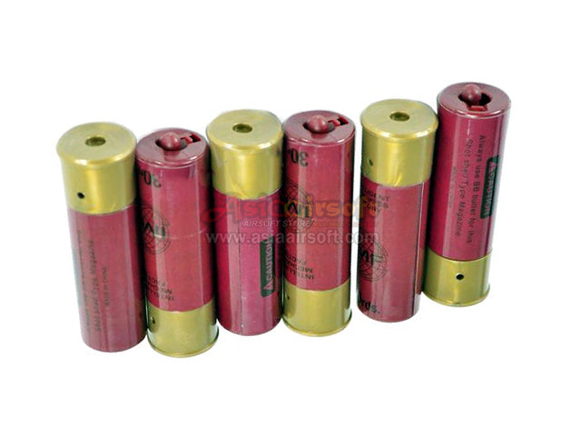 [Golden Eagle]Jing Gong M870 Shotgun Shell Cartridge[6pcs][30rds]