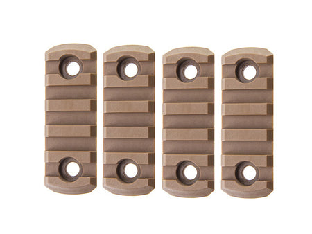 [Army Force] M-LOK Nylon 5 slot Picatinny Rail[4pcs/Set][CB]
