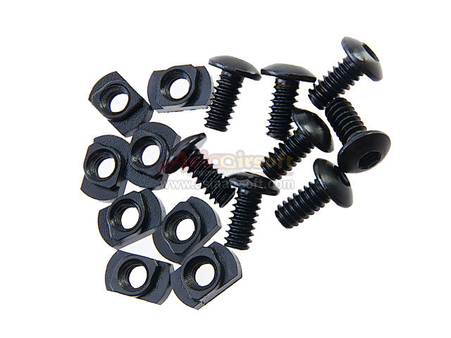 [Army Force] M-LOK Nylon 5 slot Picatinny Rail[4pcs/Set][CB]