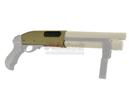 [Golden Eagle]Jing Gong Metal Receiver Frame For M870 Gas Shotgun[Tan]