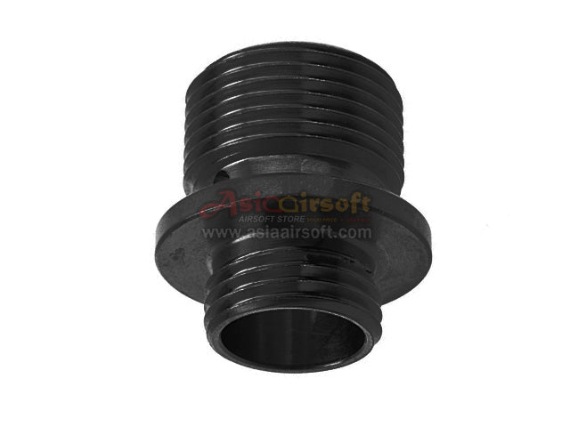 [Dynamic Precision] Stainless Steel Silencer Adapter[+11mm CW to -14mm CCW][BLK]