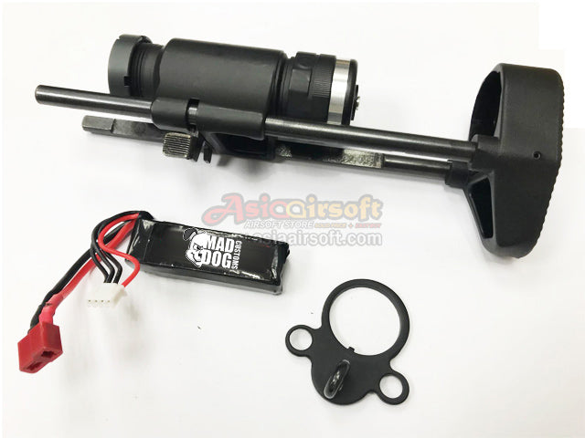 [Maddog] Custom HK416C Retractable Stock[W/Battery Storge][For M4 AEG Series][Rear Wire]