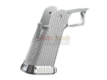 [Airsoft Surgeon] RWA Infinity CNC Aluminum Standard Logo Recess Grip Set[SV]