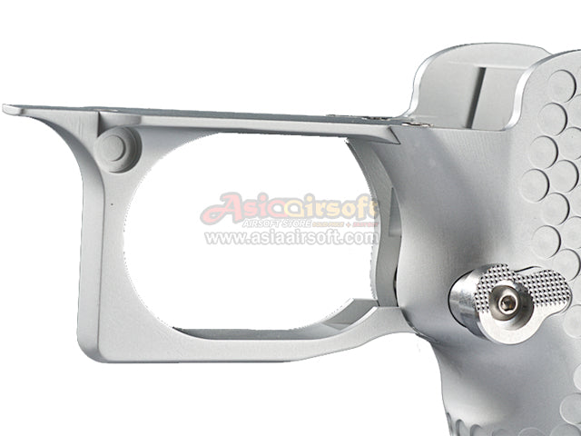 [Airsoft Surgeon] RWA Infinity CNC Aluminum Standard Logo Recess Grip Set[SV]