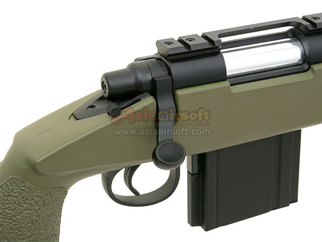 [WELL][MB4416] M40A5 Bolt Action Sniper Rifle W/Scope & Bipod[OD]