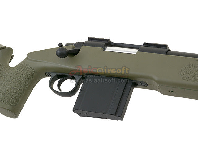[WELL][MB4416] M40A5 Bolt Action Sniper Rifle W/Scope & Bipod[OD]