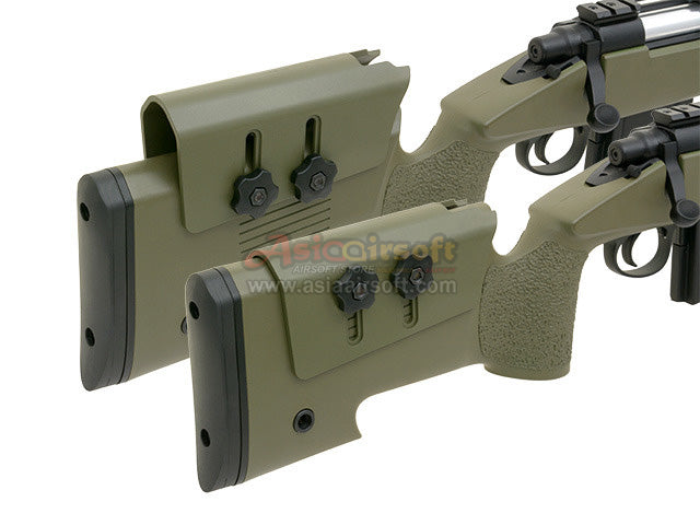 [WELL][MB4416] M40A5 Bolt Action Sniper Rifle W/Scope & Bipod[OD]