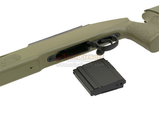 [WELL][MB4416] M40A5 Bolt Action Sniper Rifle W/Scope & Bipod[OD]