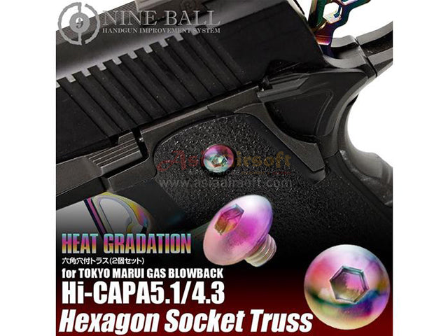 [Nine Ball] Hexagon Socket Truss Screws[Heat Gradation]