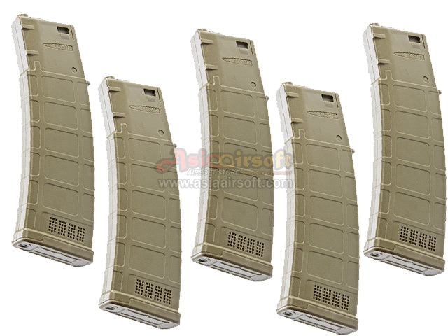 [ARES] M16/M4 AMAG AEG Mid-Cap Magazine[5pcs/Set][170rds][DE]