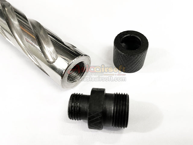 [Maddog] Tornado SS Threaded Outer Barrel w/Suppressor adapter[For Tokyo Marui Hi-Capa 5.1 GBB Series][.45 marking][SV]