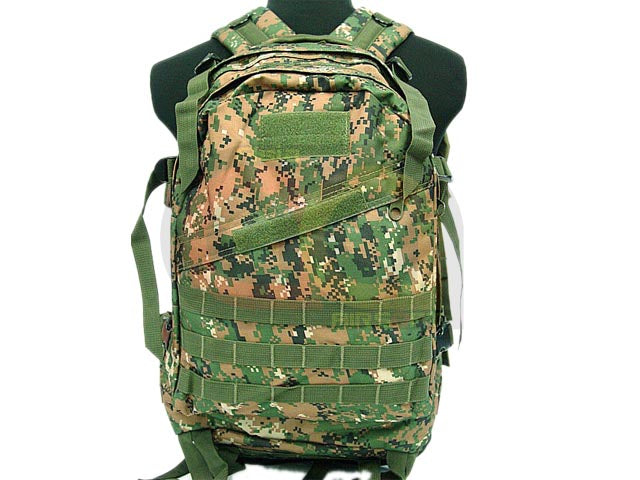 [Combat Gear] 3-Day Molle Assault Backpack Bag [Woodland Camo]