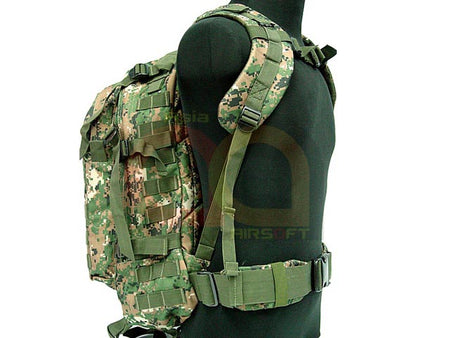 [Combat Gear] 3-Day Molle Assault Backpack Bag [Woodland Camo]