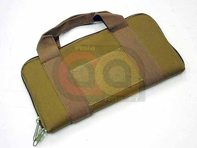 14" Airsoft Pistol Carry Case Gun Bag Pouch [TAN]