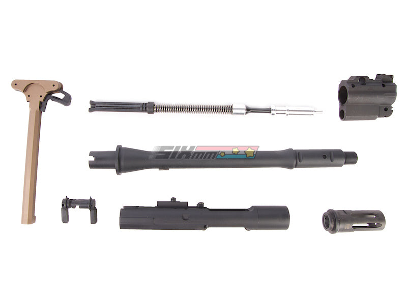 [Angry Gun] Tokyo Marui MWS MWS Conversion Kit [416D] w/ Z-parts 14.5inch SMR Handguard [Cerakote Coating][FDE]