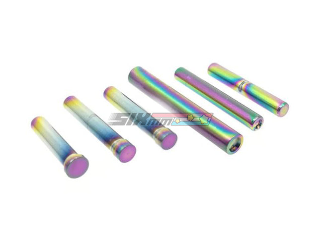 [Dynamic Precision] Stainless Steel Pin Set for Tokyo Marui G17/ G18C GBB [Rainbow]