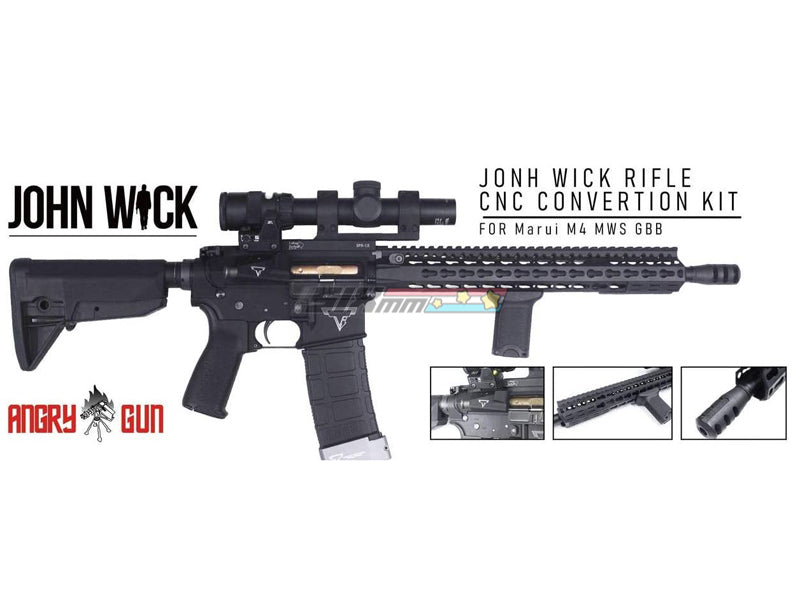 Angry Gun] John Wick Rifle CNC Conversion Kit [For Tokyo Marui MWS