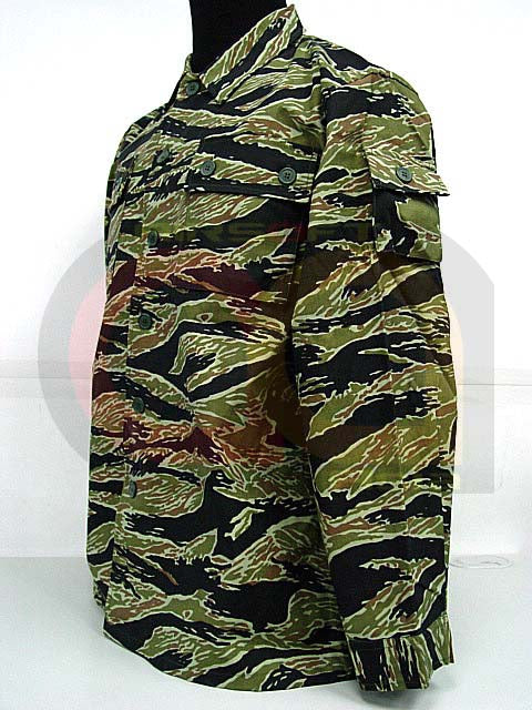 US Army Vietnam War Tiger Stripe Camo BDU Uniform Shirt