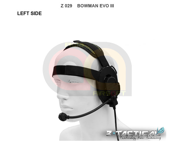 [Z.Tactical] [Item No.: Z029B] ZTactical Bowman Evo III Headset [BLK]