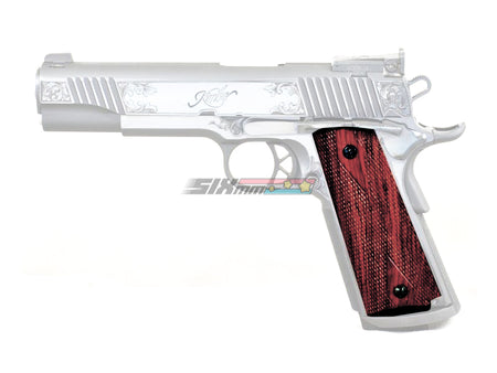 [MM] 1911 / Kimber Wooden Pistol Grip Cover Set [Rose Wood]