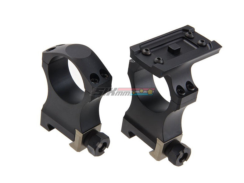 [Airsoft Artisan] NF Style 30mm Scope Mount w/ T1 Scope Ring Interface [BLK]