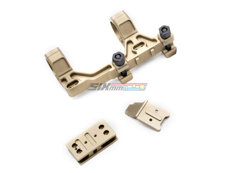 [Airsoft Artisan] BO Style 30mm Modular Scope Mount for Milspec 1913 Rail System [RMR Adapter] [DE]