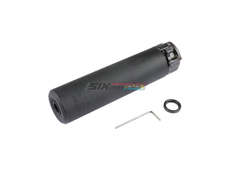 [Airsoft Artisan] SF STYLE 6.2inch silencer + 4 Prong Flash Hider [BLK]