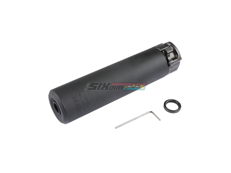 [Airsoft Artisan] SF STYLE 6.2inch silencer + 4 Prong Flash Hider [BLK]