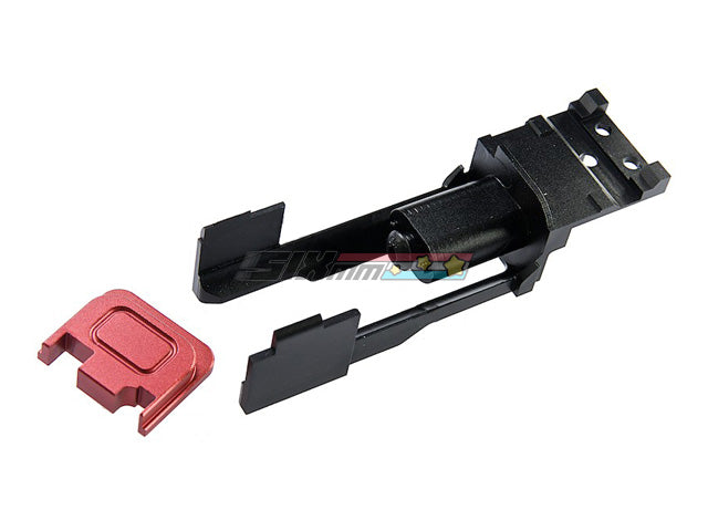 [Dynamic Precision] Enhanced Bolt for Umarex (VFC) G17 GBB Pistol with Back Plate (Type B) [Red]