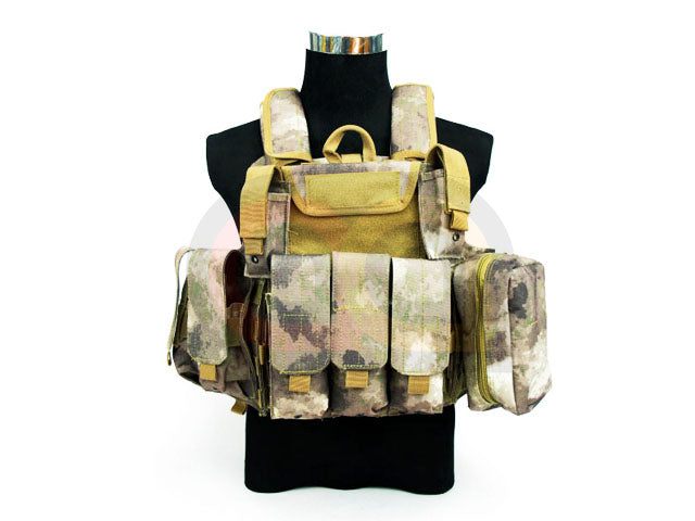[Combat Gear] Combat Strike Plate Carrier CIRAS Vest [A-TACS Camo]