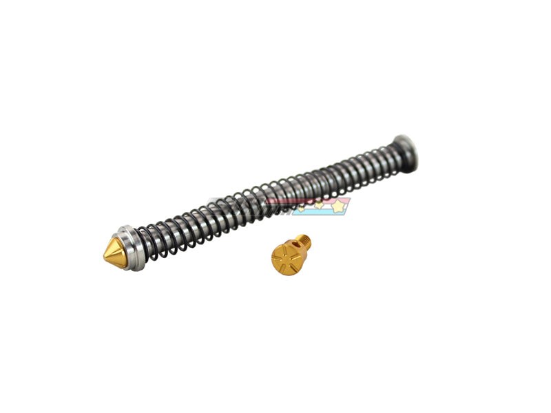 [Airsoft Artisan] Modular Stainless Recoil Spring Guide [For G17/18/34] [Gold]