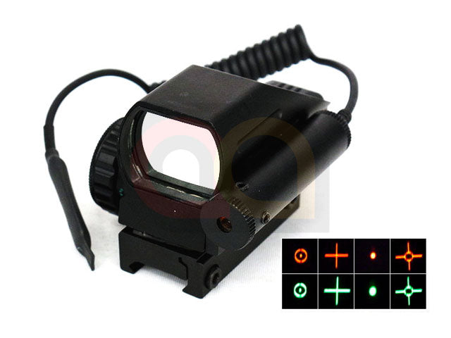 [CN Made] 1x22x33 4 Reticle Red/Green Dot Reflex[Red laser]