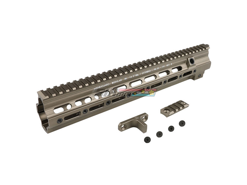 [Airsoft Artisan] G Style SMR Long ver Type 14.5inch Handguard [For Marui 416 EBB][DE]