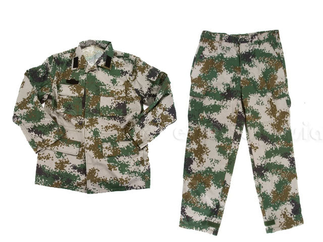 Combat Gear] Woodland BDU [Chinese PLA / 2007 Ver.][XLarge] – SIXmm (6mm)