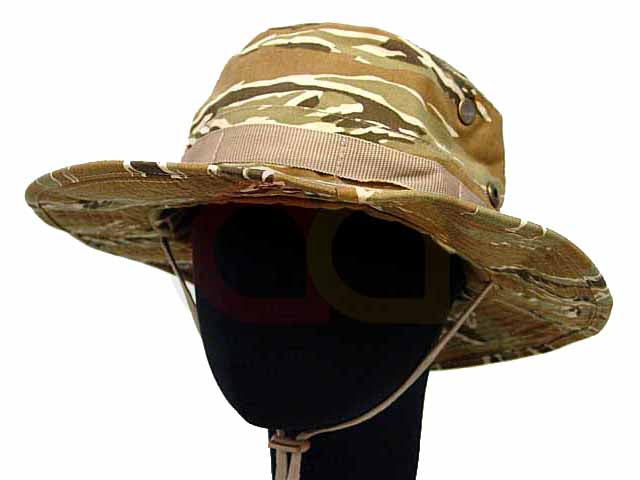 [Combat Gear] Boonie Hat Cap [Tiger Stripe Desert Camo]