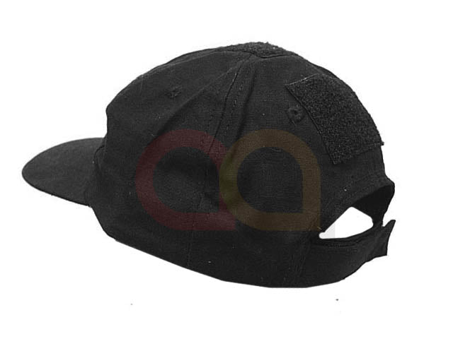 [Combat Gear] Baseball Cap with Valcros [BLK]
