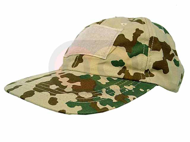 [Combat Gear] Baseball Cap with Valcros [German WoodlandCamo]