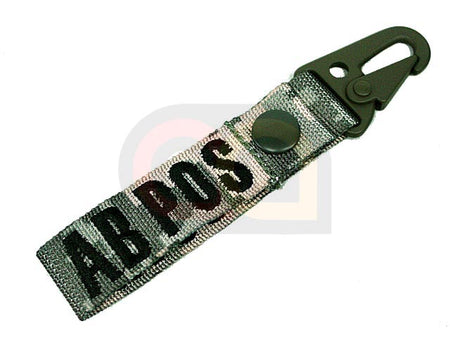 [Combat Gear] AB POS Blood Type Identification Strap [ACU]