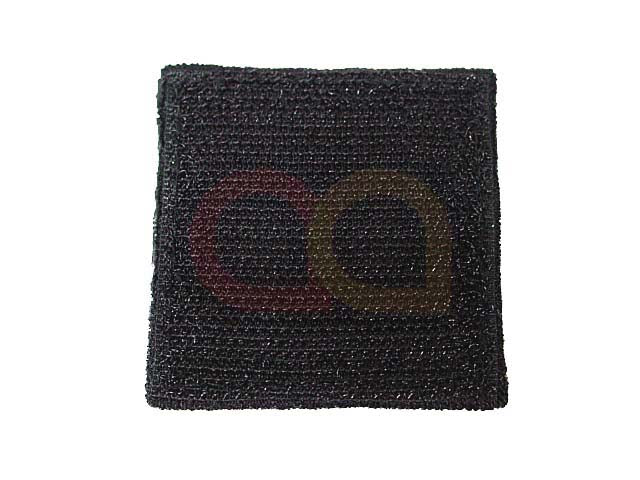 AB POS Blood Type Identification Velcro Patch [BLK]
