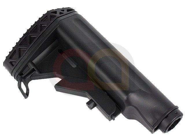 [WELL] HK417 Style Collapsible Stock for M4/M16 AEG Black