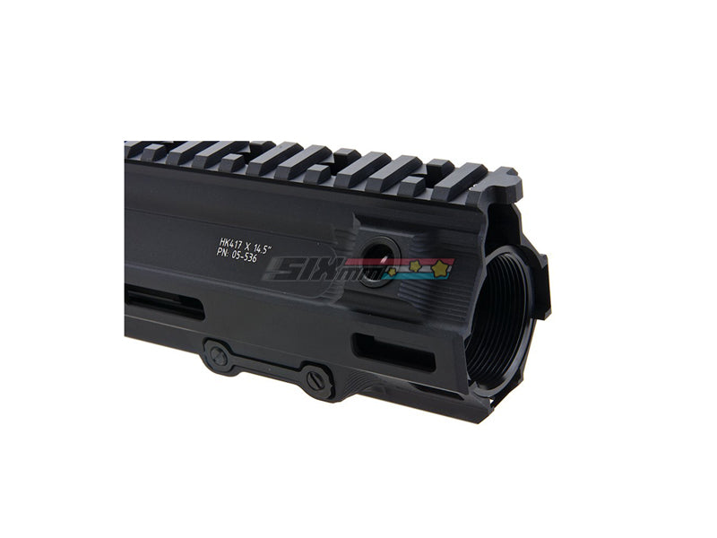 [Angry Gun] Mlok Handguard [For Tokyo Marui NGRS, Umarex/VFC, KWA HK417 Airsoft Series] [G Style, 14.5 inch][BLK]