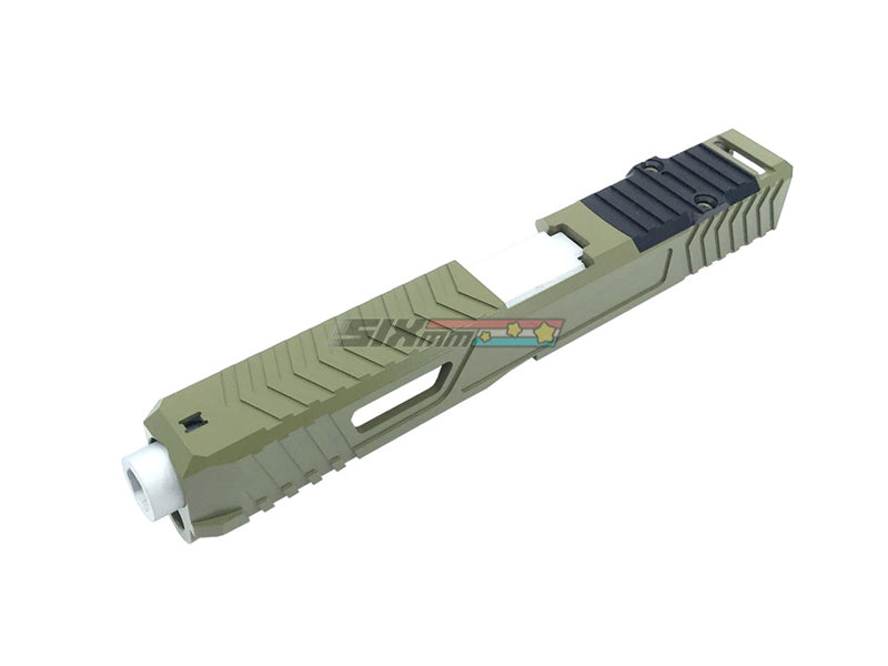 [Airsoft Artisan] Dynamic Weapon Solution Slide Kit [For Tokyo Marui Model 17 / WE Tech G17, G18C][Green]