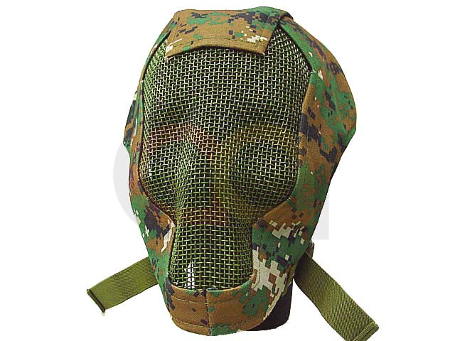 [Black Bear Airsoft] Praetorian Skull Razor Mask [MARPAT Woodland]