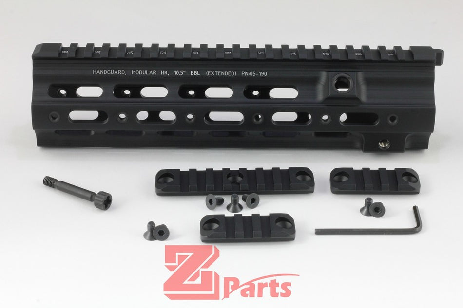 [Z-Parts] SMR 10.4" AL. Outer Barrel Set for SYSTEMA 416 AEG(BLK) 