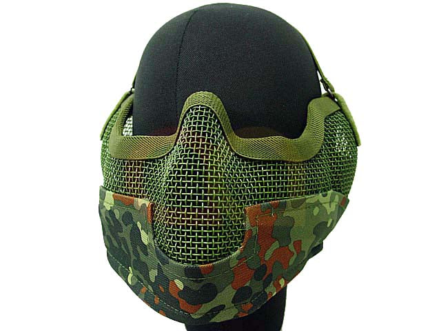 [Black Bear Airsoft] Stalker BAT Raider Mesh Mask [German Camo]