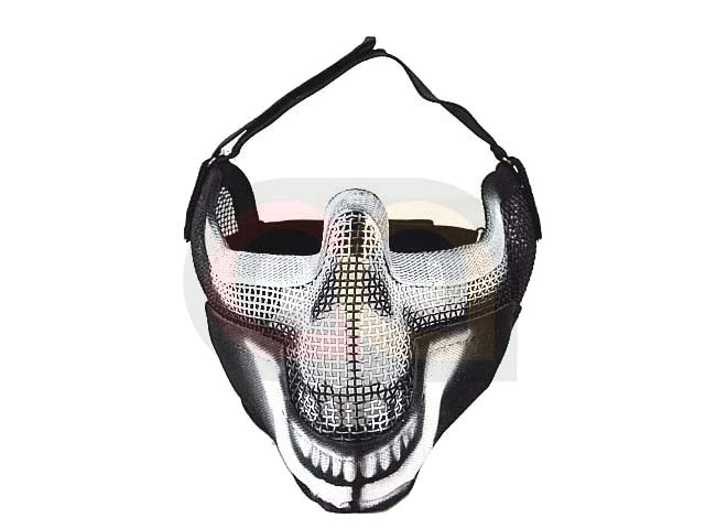 [Black Bear Airsoft] Stalker BAT Raider Mesh Mask [Ghost]