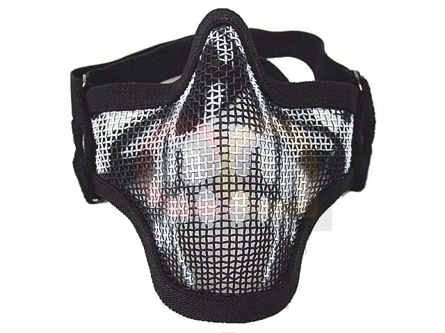 [Black Bear Airsoft] Stalker Style Shadow Mesh Mask [Ghost]